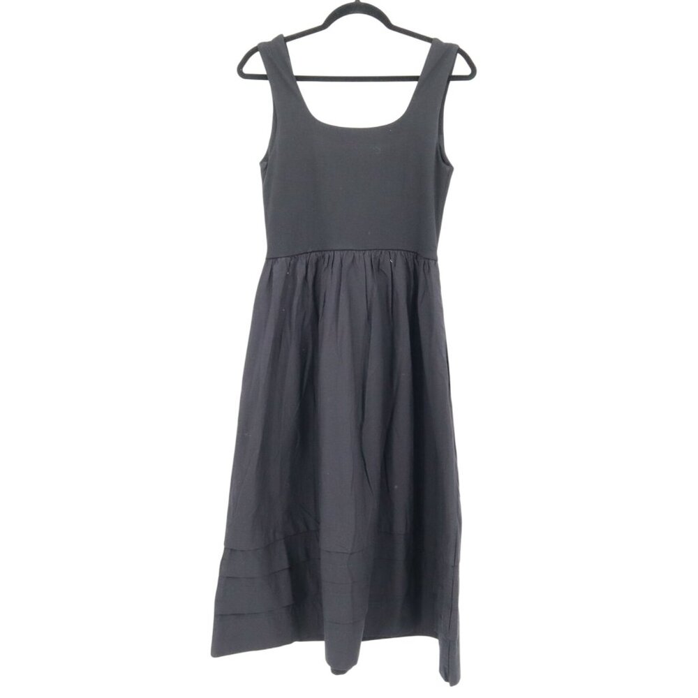 J. Crew Petite Drop-Waist Mixy Dress Womens MP Black Whimsigoth Fairy Grunge NWT - Picture 4 of 16